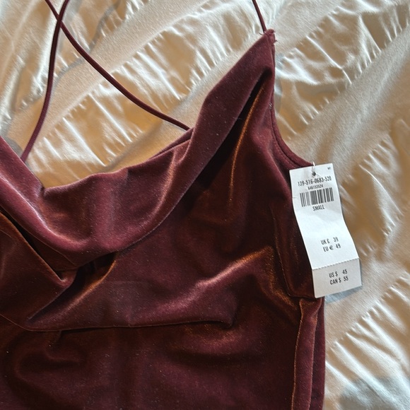 Pink velvet bodysuit - Picture 2 of 4